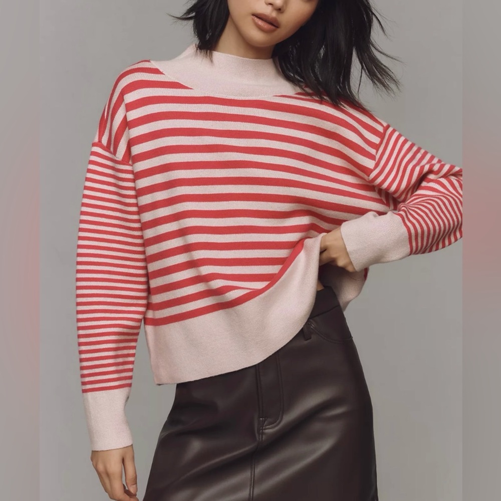 The Carys Mock-Neck Sweater by Maeve